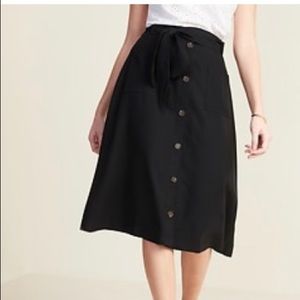 Old Navy Tie-Belt Utility Midi Skirt for Women
